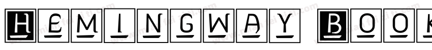 Hemingway Book Regul字体转换